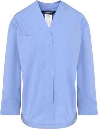 Max Mara Mujer, Blusas y Camisas, Azul, Talla: M