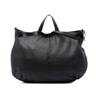 Bottega Veneta Pre-owned Bottega Veneta Intrecciato Trimmed Cervo Deerskin Convertible Tote Ladies 773ZK6ACT1JDCVFJ