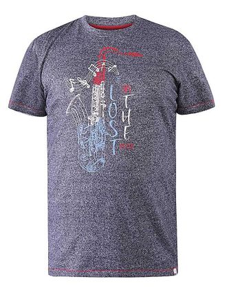 D555 Saxophone Printed T-Shirt