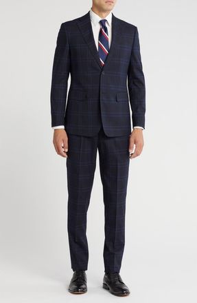 English Laundry Notched Lapel Two-Piece Suit in Navy at Nordstrom Rack, Size 42Regular