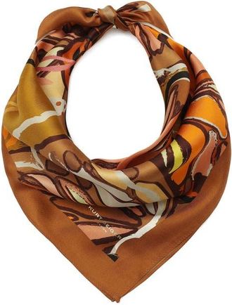 Kurt Geiger Butterflies Bandana in Bright Marigold at Nordstrom
