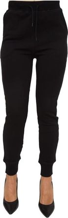 Twinset Zwarte Joggingbroek - Dames - Sweatpants - Zwart - 2XS - Katoen - Broeken