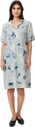 Masai Manaevira Floral Printed Tunic Dress in Skyway at Nordstrom, Size Xx-Large
