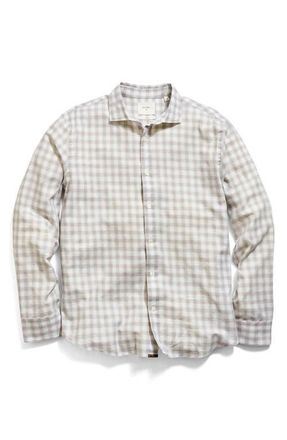 Billy Reid Hutcheson Plaid Button-Up Sport Shirt in Grey at Nordstrom, Size Xx-Large