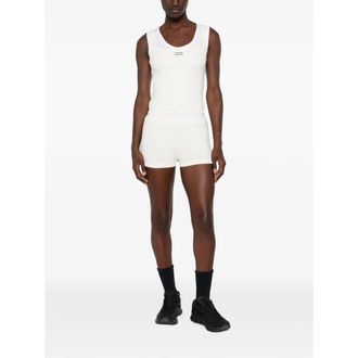 Entire studios Scoop-Neck Stretch Nylon Tank Top - White