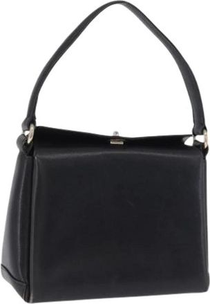 Gucci Pre-owned Vintage Hand Bag - Dames - Vintage Handtas - Zwart - ONE Size - Leer - Vintage