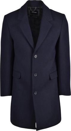 Antony Morato Cappotto - Heren - Mantel - Blauw - XL - Wol - Jassen