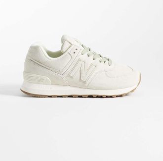 New Balance 574 - Sneakers bianche-Bianco