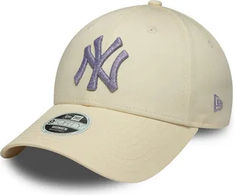 New Era Mens Baseball Cap 9forty Light Beige Crown Hat