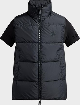 Moncler Men & apos;s Gabas Short Sleeve Padded Vest