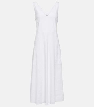 Vince Abito midi in misto lino