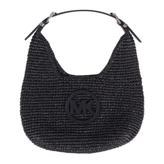 Michael Kors Shoulder Bags, female, Black, Size: ONE SIZE Nolita Hobo Bag