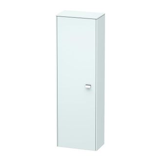 Duravit Armario Semi Alto Duravit Brioso 133,0 X42,0x24,0 Cm, 1 Puerta, Abatible A La Izquierda, Color (frente/cuerpo): Decoraci&oacute;n Azul Claro Mate, Mango Crom