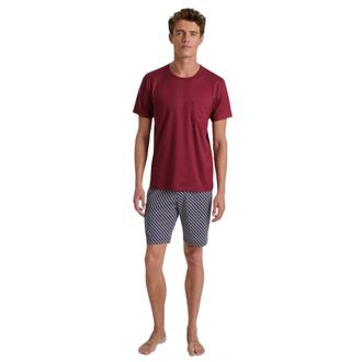 CALIDA Heren, Nachtkleding & Lounge, Rood, Maat: S Katoen