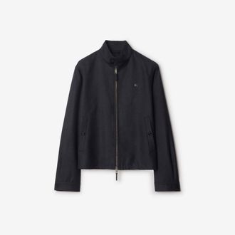 Burberry Wool Harrington Jacket, Size: XXL