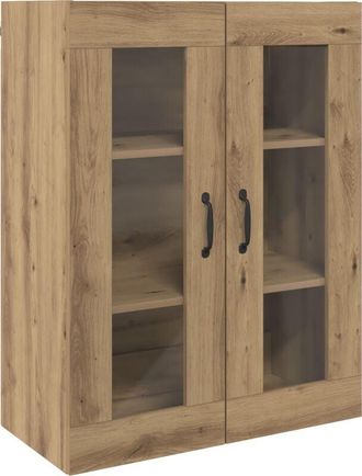 vidaXL Hanging Wall Cabinet Brown 69.5 x 34 x 90 cm Engineered wood Vidaxl