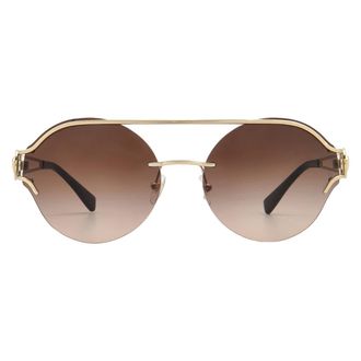 Versace Brown Bradient Round Ladies Sunglasses VE2184 125213 61