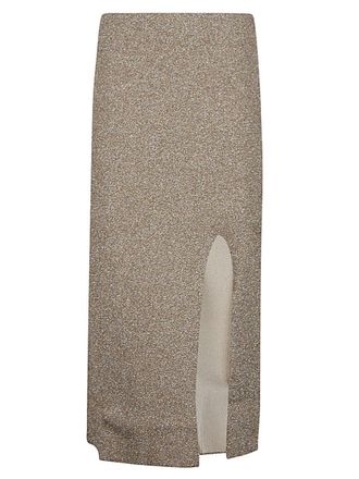 Circus Hotel Viscose Midi Skirt