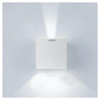 Trade Shop Trade Shop Traesio - Trade Shop - Applique Led Cubo Lampada A Parete Wisdom 6w 810lm Regulable Luce Updown Ip65