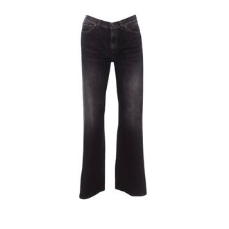 Dondup Jeans Amber Wide - Jeans - Mujer - Negro - W25