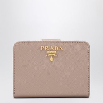 Prada Small powder-pink Saffiano wallet