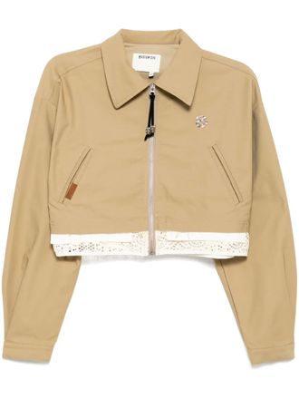 Musium Div. zipped jacket - women - Polyester - 36 - Neutrals