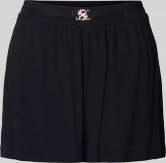 HUGO BOSS Wide Fit Bermuda mit Logo-Applikation in Black, Gr&ouml;&szlig;e XL