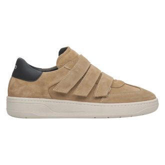 Estro & Luminara Light Brown Velcro Trainers - female - Estro - Sneakers - Brown - 6 UK - Shoes