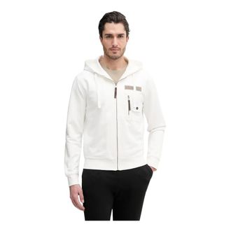 Aeronautica Sudadera con cremallera completa - Sweatshirts & Hoodies - Hombre - Blanco - 2XL