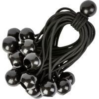 OEM Cordones El&aacute;sticos Con Bolas - Paquete De 25 X 25 Cm - Cordones El&aacute;sticos Universales - Crezuo