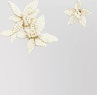 Isabel Marant asymmetric flower-shaped earrings
