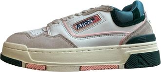 Autry Vintage Low-Profile Leren Sneakers - Dames - Sneakers - Veelkleurig - 36 EU - Katoen - Schoenen