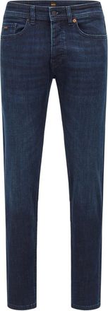 HUGO BOSS Mens Tapered Fit Jeans in Atlantic 417 - Blue - Size 32W/36L