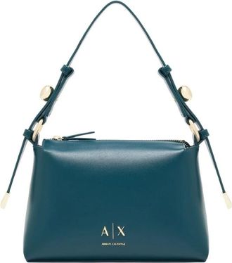 A|X Armani Exchange Xw 002990 Crossbody Tas - Dames - Handtassen - Blauw - ONE Size - Polyester - Tassen