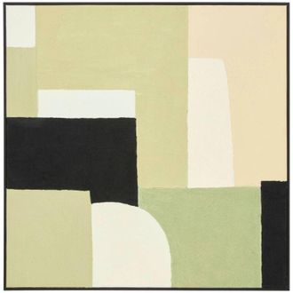 Atmosphera Atmosphera - Enmarcado Giacomo Verde Caqui 100x100cm Cr&eacute;ateur DInt&eacute;rieur