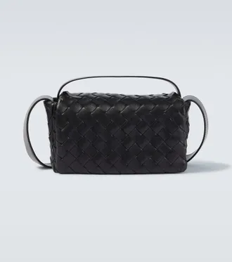 Bottega Veneta Intrecciato Mini leather crossbody bag