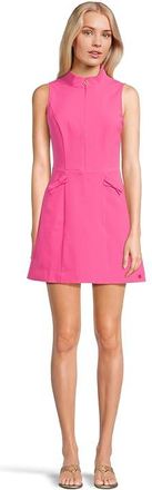 Lilly Pulitzer Catarina Dress UPF 50+ Womens Dress Parigi Pink : 14, Polyester/Spandex