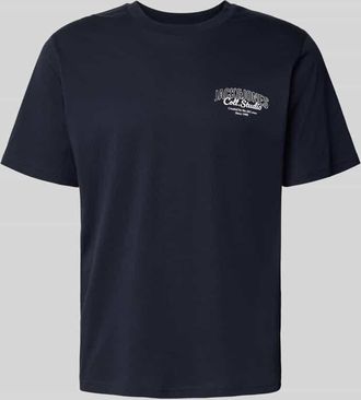 Jack & Jones Jack & Jones T-Shirt mit Label-Print Modell MAKOTO in Marine, Gr&ouml;&szlig;e L