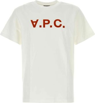 A.P.C. logo-print T-shirt - White