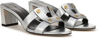 Veronica Beard Via 55 Sandal in Silver at Nordstrom, Size 9.5