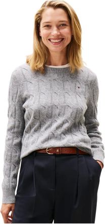 Tommy Hilfiger Donna, Maglie, Grigio, M, new