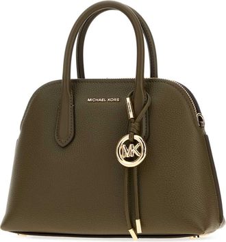 Michael Kors Womens Olive Green Leather Freddie Handbag Loden Borse A Mano Bag