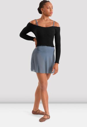 Bloch Ladies Mirella Adagio Long Sleeve Top, Black