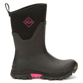 The Original Muck Boot Company Arctic Ice Mid Synthetic Textile Womens Ankle Boots - Pink - Size:UK 8