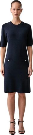 Joop Mini T-shirt Jurk - Dames - Casual kleedjes - Blauw - XS - Kleedjes
