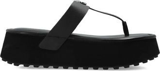 Michael Kors Sandalias Koya - Dames - Slippers - Zwart - 35 EU - Schoenen