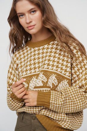 The Great. Pony Pullover Sweater