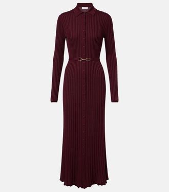 Gabriela Hearst Abito in maglia Tenes in lana e seta