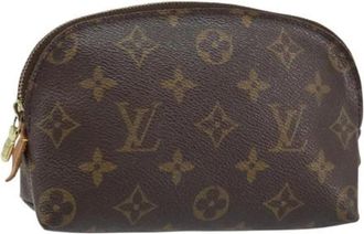Louis Vuitton Pre-owned Bags, female, Brown, Size: ONE SIZE Pre-owned Vintage Canvas Bag