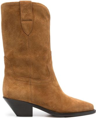 Isabel Marant 50mm Dahope cowboy boots - women - Suede - 38 - Brown